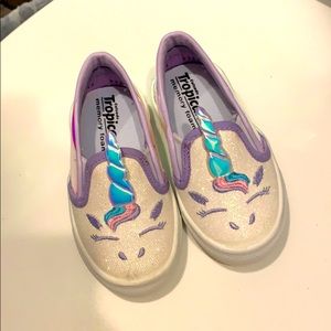 Unicorn sneakers baby size 5